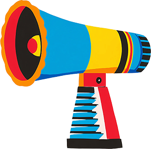 testimonial megaphone