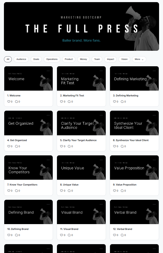 POD - The Full Press Bootcamp Screenshot