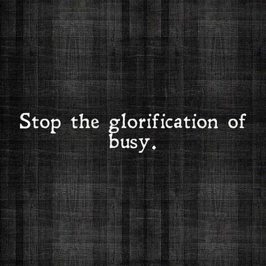 the glorification of busyness josh korda